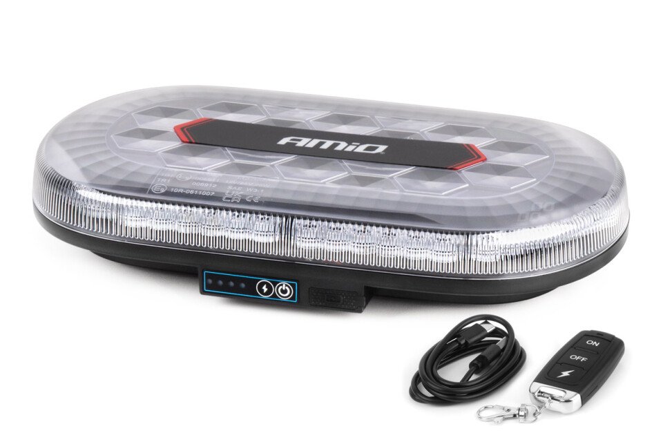 Bežična LED lampica upozorenja sa daljinskim upravljačem R65 R10 326k186k63 26V 12V 24V AMIO-04369