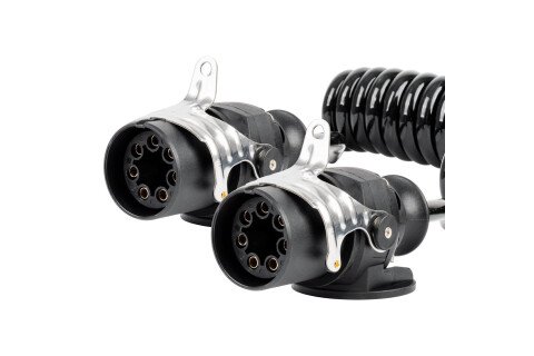Spiralni kabl za TIR prikolicu 2x 7-pinski tip EBS 5m 24V AMIO-04383