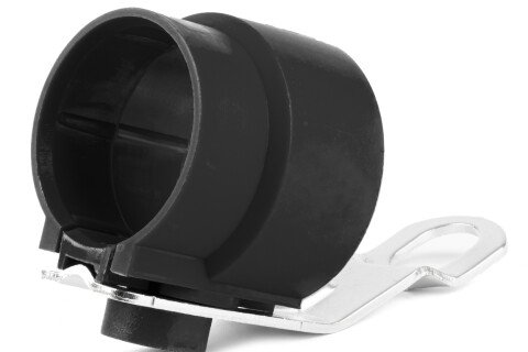 Držák zástrčky pro přívěs, černý AMIO-04385