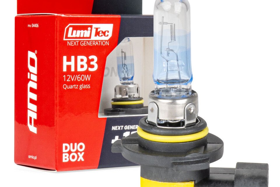Żarówki halogenowe HB3 12V 60W LumiTec NEXT GENERATION +135% DUO AMIO-04406
