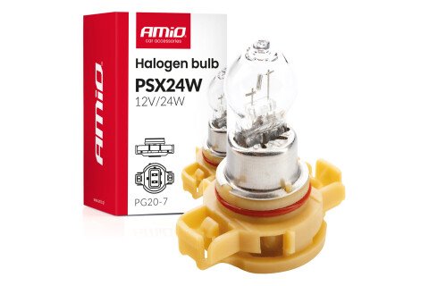 Λαμπτήρας αλογόνου PSX24W PG20-7 12V 24W AMIO-04411