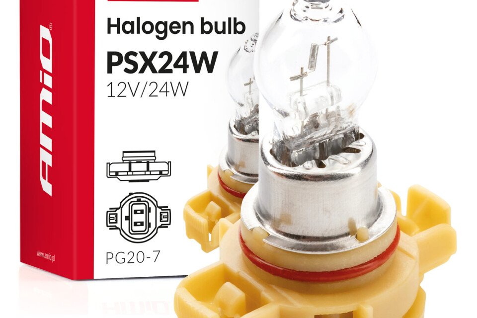 Λαμπτήρας αλογόνου PSX24W PG20-7 12V 24W AMIO-04411