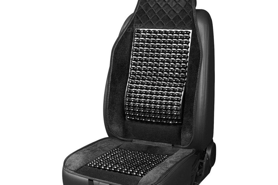 Tepih za sedište, fotelja, biser, sive perle za automobil 44x106cm CSM-18 AMIO-04431