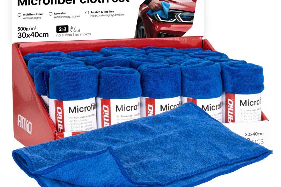 Σετ πανιών μικροϊνών, 20 τεμάχια, 500 g/m², 30 x 40 cm, AMIO-04490