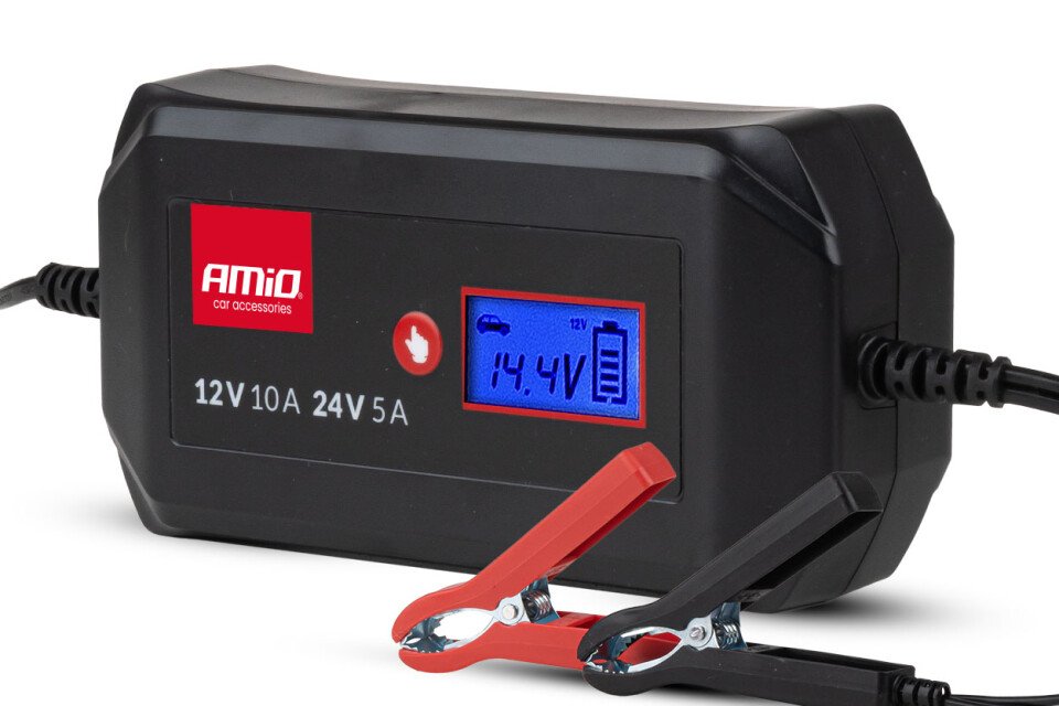 Digitalni ispravljač STD GEL AGM WET MAX 10A 12V 24V AMIO-04525