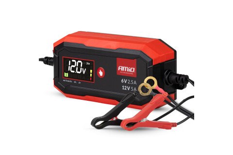 Digitalni ispravljač AGM GEL STD LFP MAX 5A 6V 12V PRO AMIO-04527
