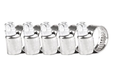 Šneková upínací svorka 5 kusů 8–16 mm / 9 mm W2 AMIO-04580