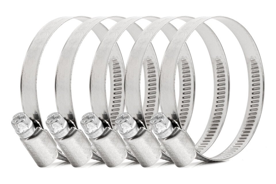 Svorka šnekového převodu 5 kusů 40-60mm/9mm W2 AMIO-04588