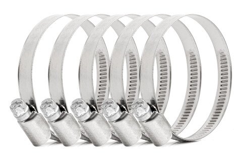 Svorka šnekového převodu 5 kusů 40-60mm/9mm W2 AMIO-04588