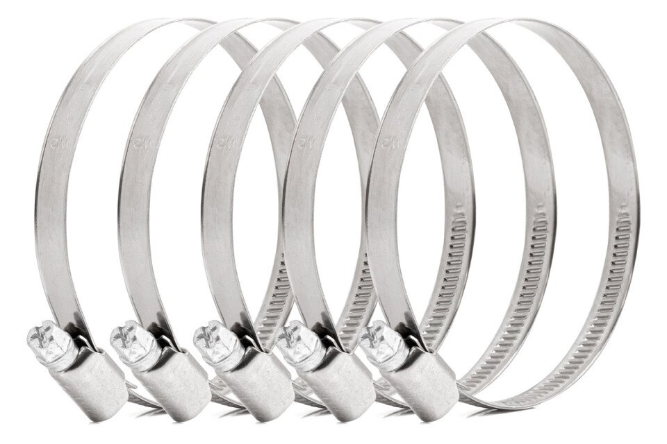 Schneckengewindeschelle 5 Stück 70-90 mm/9 mm W2 AMIO-04591