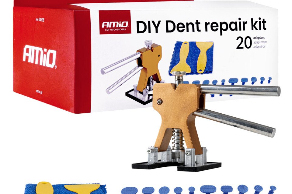 Komplet za popravku udubljenja na karoseriji sa 20 PDR jastučića AMIO-04598