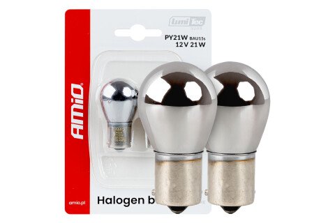 Halogene sijalice PY21W 12V21W BAU15S LumiTec HROM 2 komada AMIO-04629