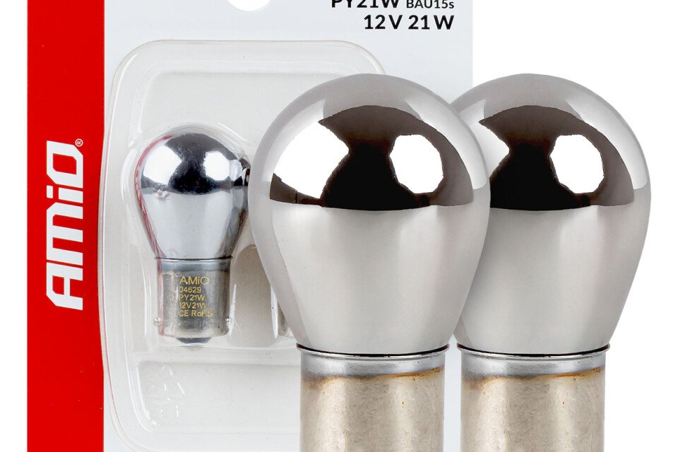 Halogene sijalice PY21W 12V21W BAU15S LumiTec HROM 2 komada AMIO-04629