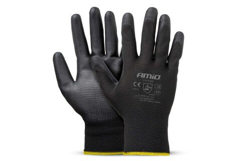 Polyuretanové ochranné rukavice, velikost 10, 3131X, 4 kusy, AMIO-04633
