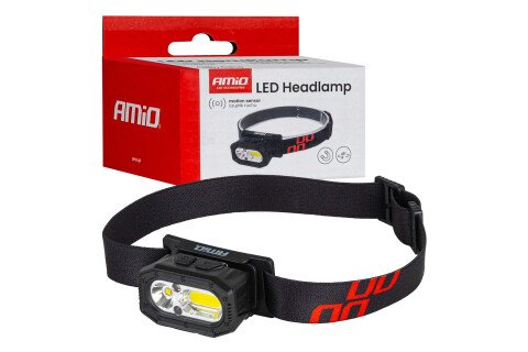 Punjiva baterija za prednju stranu sa senzorom pokreta XPG+COB 1000mAh (BATT) AMIO-04663