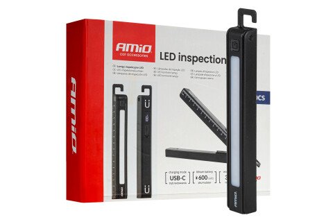 Set višenamenskih punjivih inspekcijskih lampi XTE+SMD 600mAh 10 komada (BATT) AMIO-04670