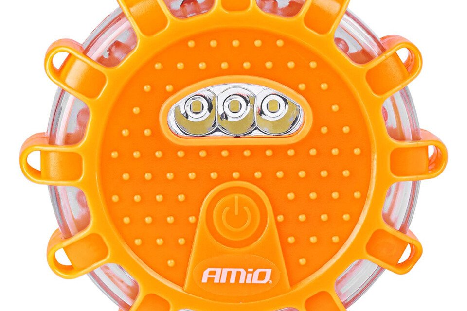 Σετ φώτων έκτακτης ανάγκης αυτοκινήτου με φλας LED 12SMD + 3SMD 10 τεμάχια AMIO-04672