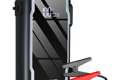 Rozrusznik 3 w 1, powerbank LED, latarka 12V 12Ah 1600A AMIO-04678