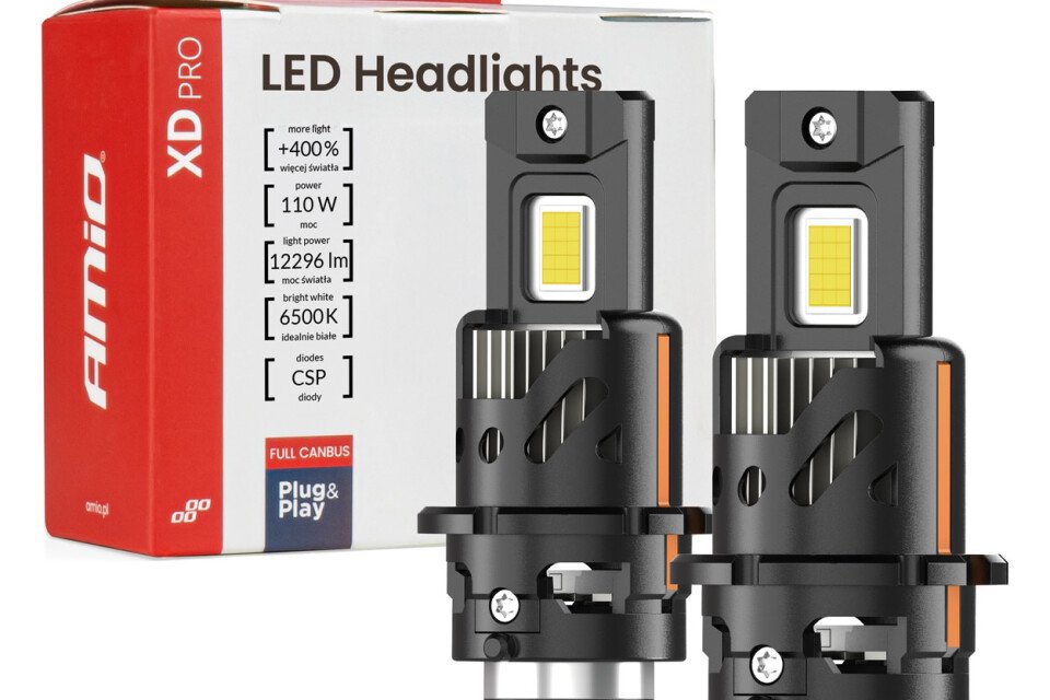 Becuri auto LED XD PRO D2S D2R FULL CANBUS AMIO-04680