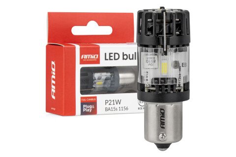 LumiTec BA15S P21W LED žarulja 12V FULL CANBUS bijela AMIO-04688