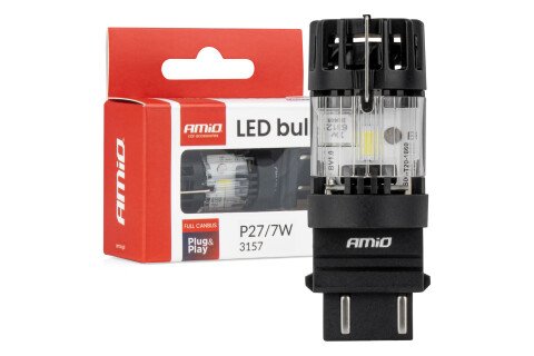 LumiTec 3157 P27/7W LED sijalica 12V FULL CANBUS bela AMIO-04691