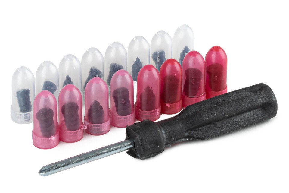 Vulkanizáló csavarkészlet kerékpárokhoz AMIO-04694