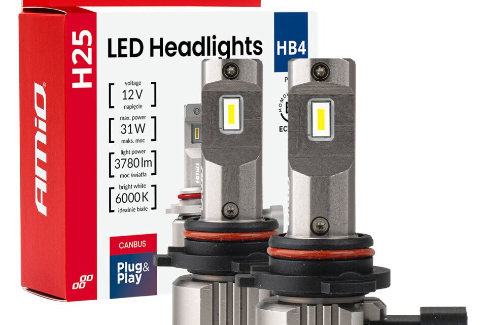 LED automobilske sijalice serije H25 CANBUS HB4 9006 12V 31W AMIO-04715