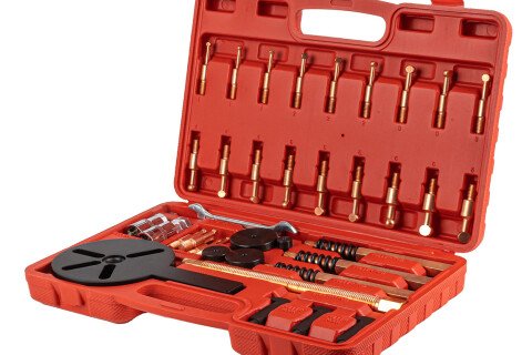 Dreiarmiger Lagerabzieher mit 44 Haken AMIO-04760