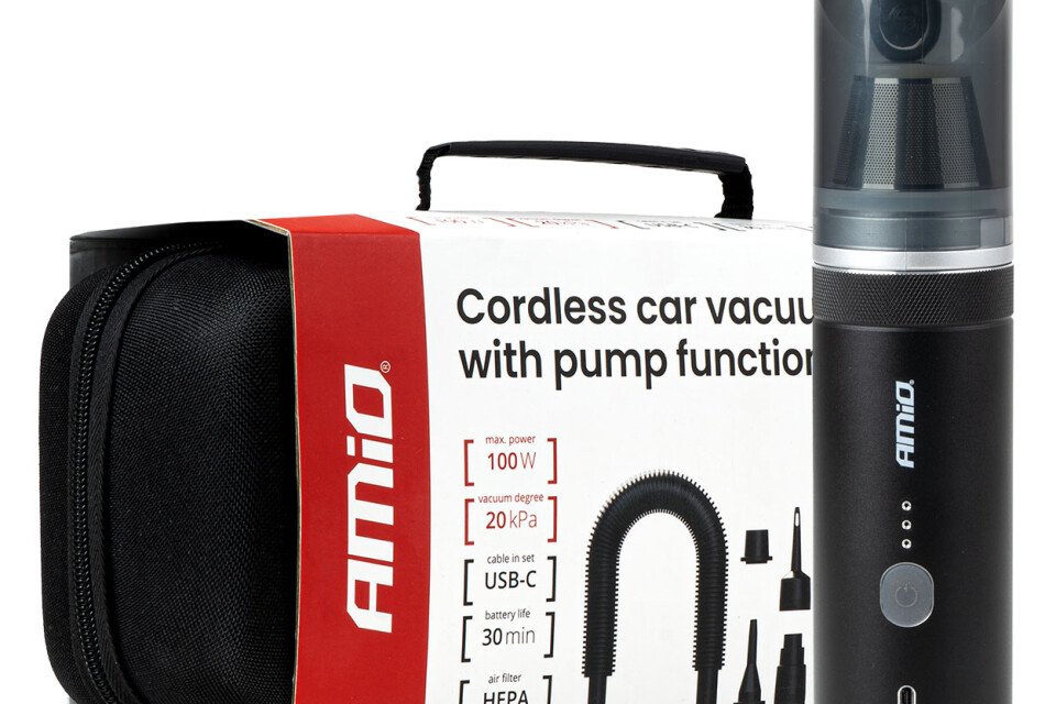 Bežični usisivač bez četkica sa funkcijom usisavanja 100 W 20 kPa USB-C AMIO-04785