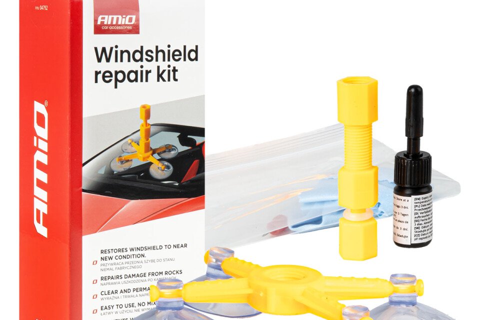 Komplet za popravku vetrobranskog stakla - aplikator vakuumske čaše AMIO-04792