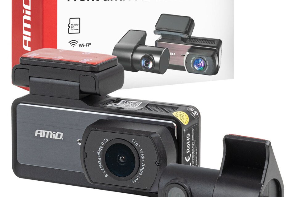 1K WLAN automobilski DVR 256GB WIFI Full HD AMIO-04799