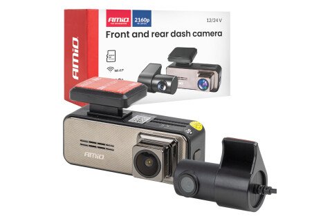 Automobilski DVR 4K + 2K WLAN 512 GB WIFI UHD AMIO-04801