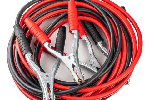 Gyújtókábelek 1200A 6m professzionális 99,9% réz AMIO-04822