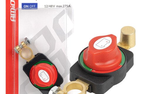 Akkumulátor főkapcsoló 12V-48V max 275A AMIO-04830