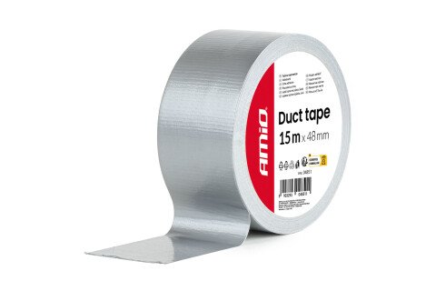 Siva tehnička traka 48 mm x 15 m x 0,19 mm AMIO-04851