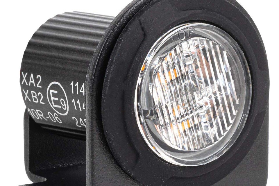 Okruglo narančasto svjetlo upozorenja LED R65 12V 24V 12W AMIO-04864