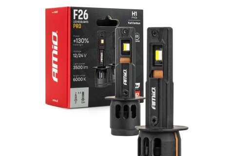 LED auto sijalice F26 PRO LumiTec LIMITED +130% DUO FULL CANBUS H1 12V 24V AMIO-04869