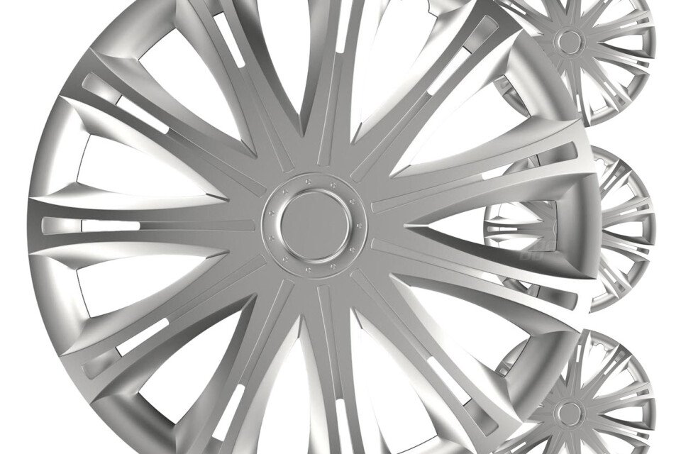 Poklopac glavčine automobila 4 kom. Spark silver 13" inča set COLOR BOKS