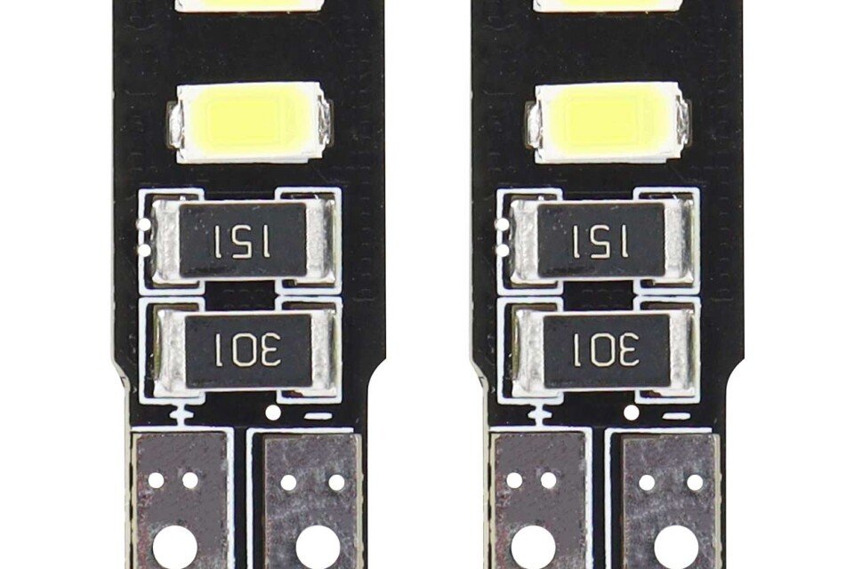 Dioda LED CANBUS 4SMD 5730 T10 (W5W) Biała