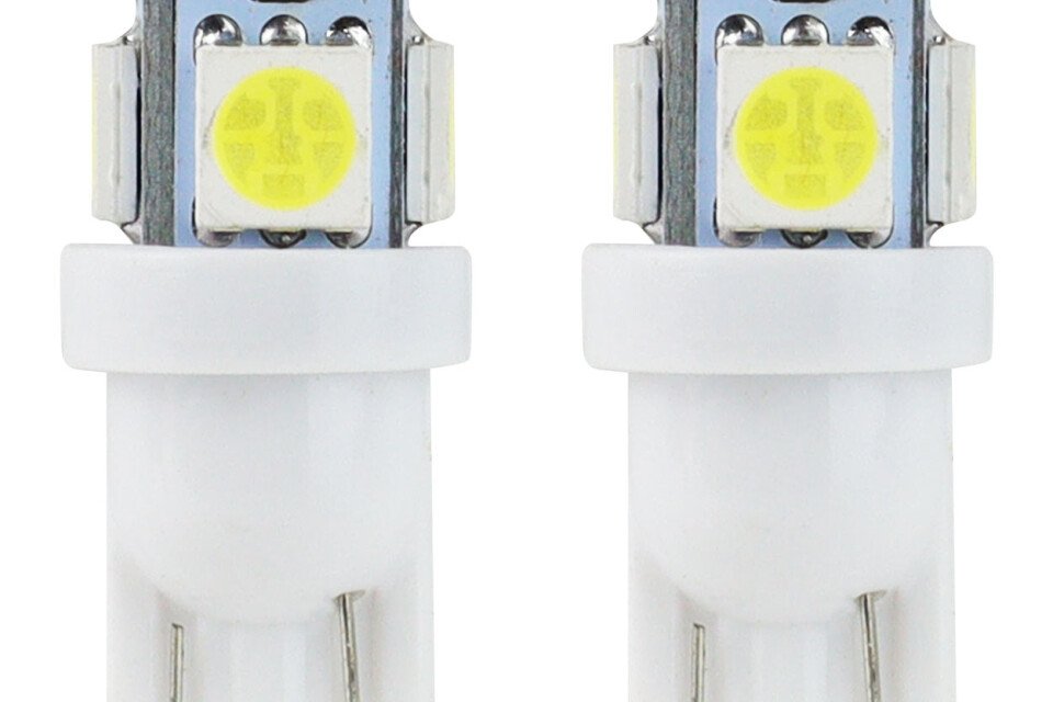 Žarnice LED STANDARD T10 W5W 5xSMD 5050 12V