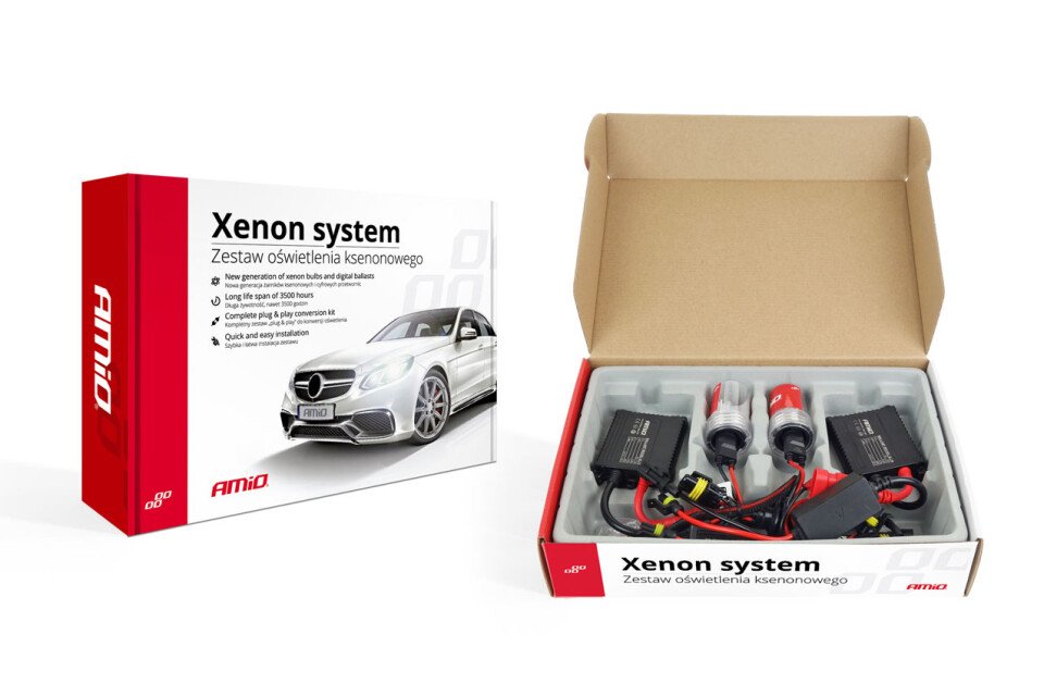 Vékony készlet H4-3 6000K BIXENON