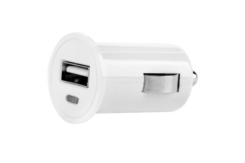 1x USB auto punjač bijeli PCH-02