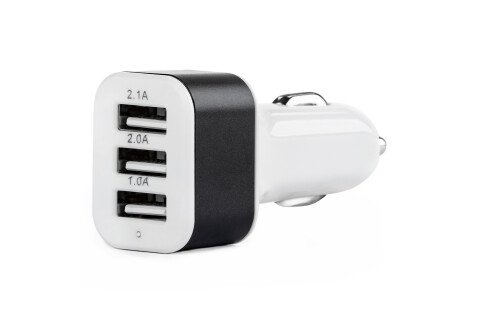 Autonabíječka 3xUSB bílá PCH-03