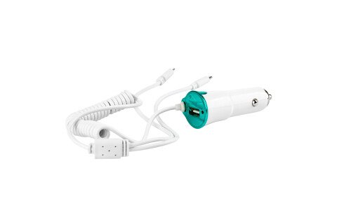 USB auto punjač + microUSB + iPhone osvjetljenje PCH-05