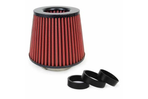 Kónický UHLÍKOVÝ vzduchový filtr + 3 adaptéry