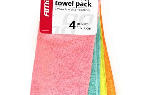 Set mit 4 Mikrofasertüchern 30x30 Cwash-02