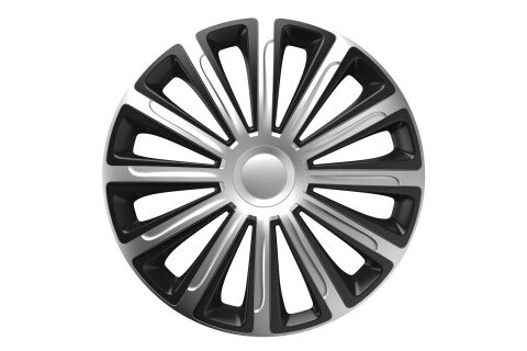 Hubcap Trend ezüst és fekete 15"