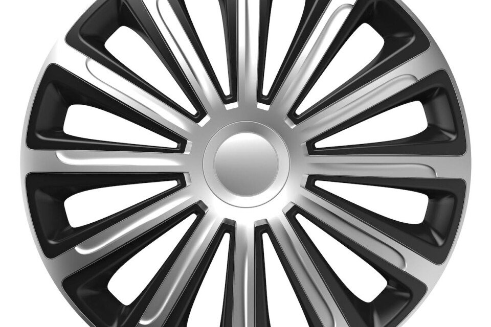 Hubcap Trend ezüst és fekete 15"