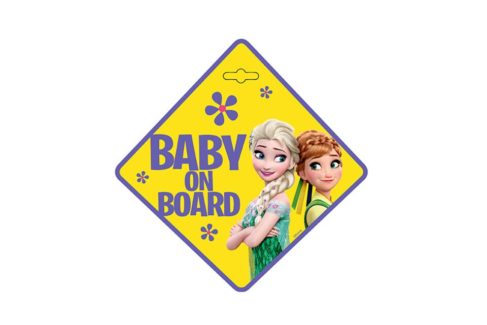 Semn BABY ON BOARD FROZEN