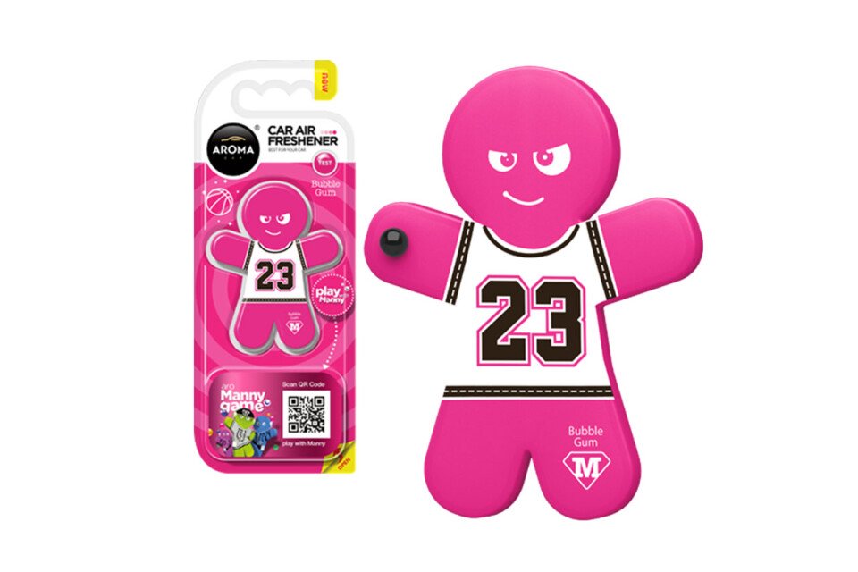 AROMA CAR MANNY osvežilec zraka - Bubble Gum